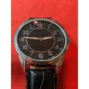 NO NAME Mens Dress Black Watch NEW BATTERY